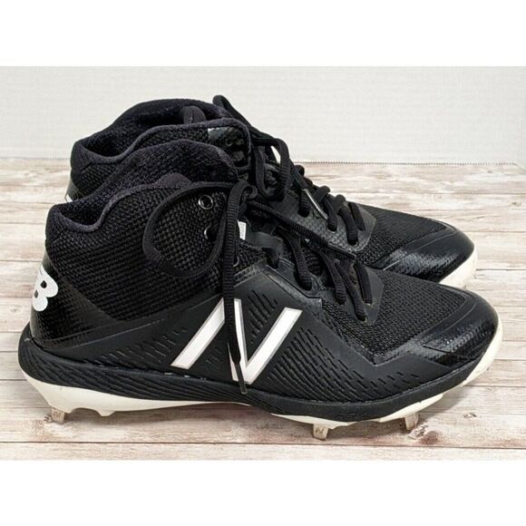 New Balance Mens Size 7 2E Black Data Driven Platform Baseball Shoes M4040BK4 main image 6